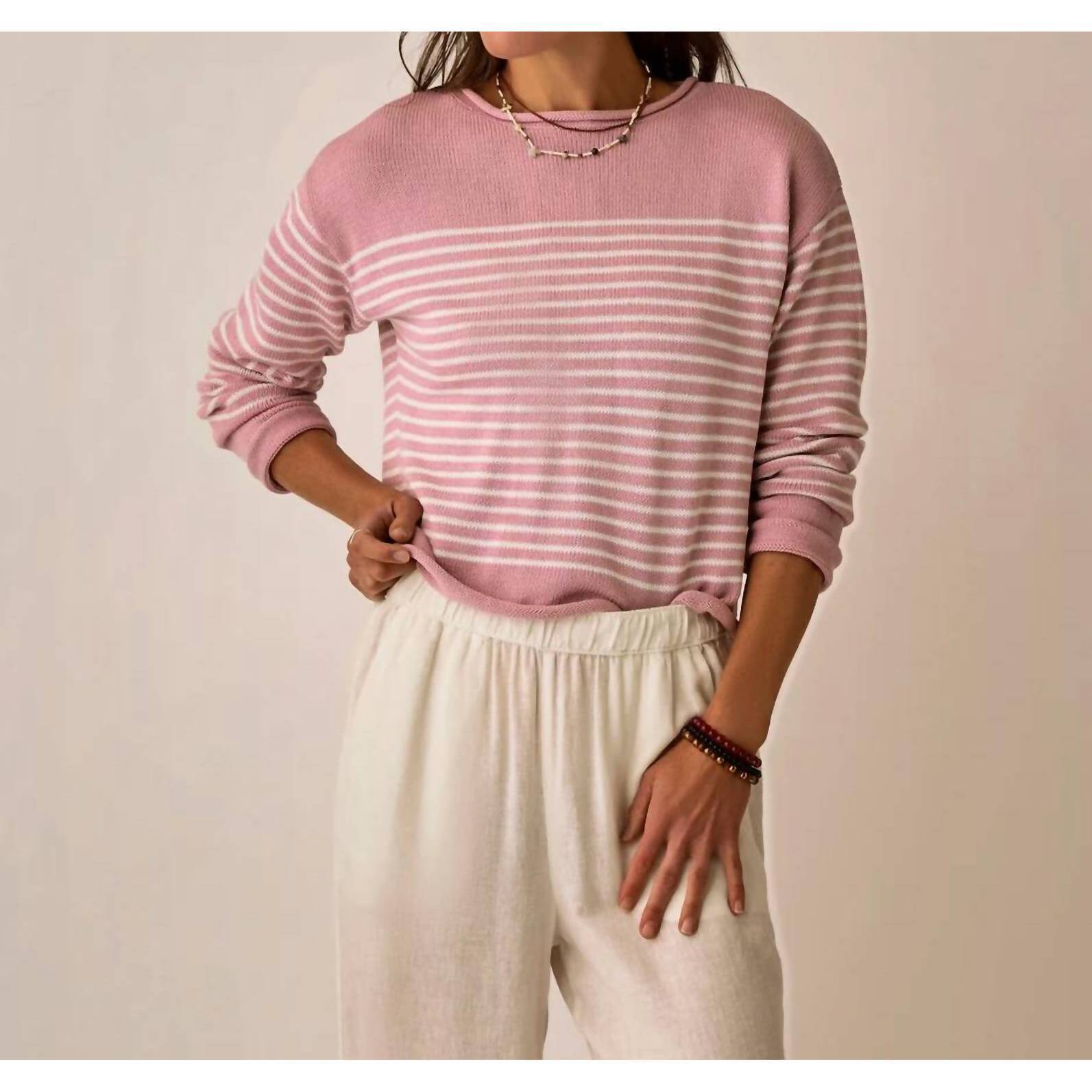 New Carve Designs Rue Sweater In Lt Dusk